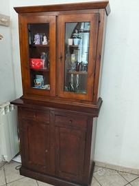 Credenza legno noce arte povera
