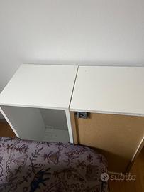 Due pensili Metod 80x40 cm con ante veddige