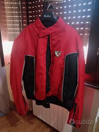 Giubbotto Moto Rosso e' Nero 