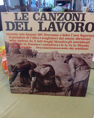 LP 33 giri le canzoni ðel lavoro