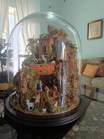 presepe in campana di vetro