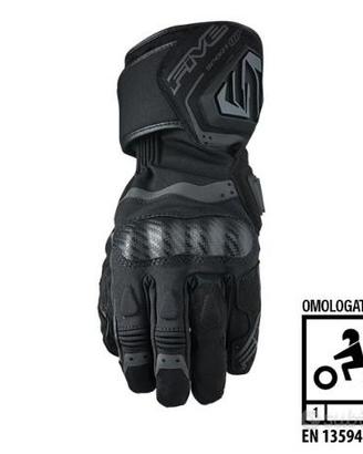 Guanti moto five sport wp black omologati