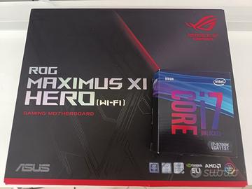 Asus ROG Maximus XI Hero (WI-FI) + i7-9700K