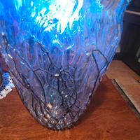 grande vaso in cristallo da Murano