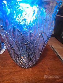 grande vaso in cristallo da Murano