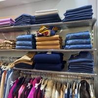 Stigliatura per negozio in acciaio