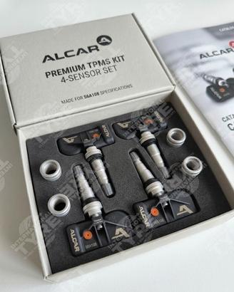Kit 4 Sensori TPMS ALCAR S6A108-V2 BLE Tesla - NUO