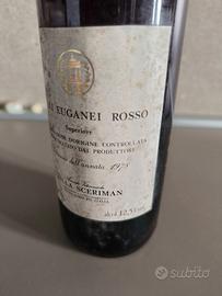 Vino rosso villa sceriman anno 1978
