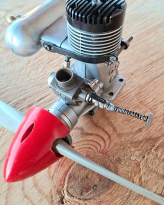 Motore vintage aereo rc a scoppio O.S MAX H 60