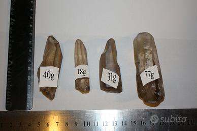 Punte di quarzo fumè