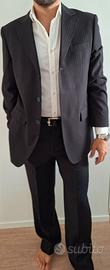 Completo Abito Sartoriale Uomo Gessato GF Tg 50