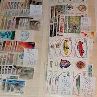 (nu302m)Italia 1976/1986 134 valori  a metà nomin.