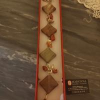 Bracciale corallo ,perle e pietre dure