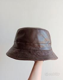 Cappello vintage unisex reversible bucket hat 58cm