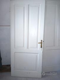 Porte in legno anni '30 con specchiature cieche
