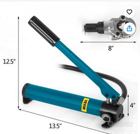 Pinza pressatrice crimpatrice multistrato