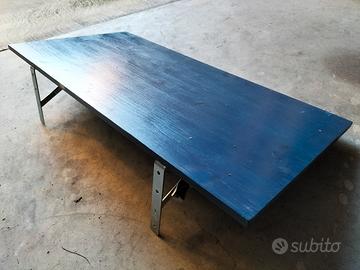 Mensola/scrivania a muro blu