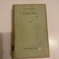 Libro - Il Dottor Zivago - edizione 1957