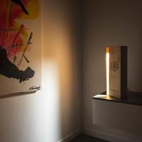 Lampada artigianale in legno Avignonesi