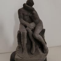 Statuina il bacio di Rodin