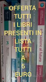 libri scolastici per liceo tutto a 5€