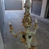 lampadari e specchio con applique 