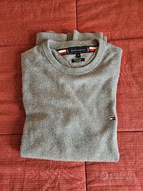 Maglione girocollo uomo Tommy Hilfiger Grigio XS