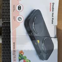 Piastra Elettrica 2 Fuochi DCG EKP2420N - 2000W