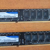 2 Banchi RAM DDR3 1600 Mhz da 8 Gb 16 Gb Totale