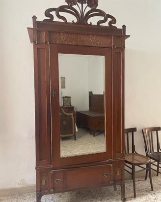 Armadio in stile Liberty originale primi ‘900