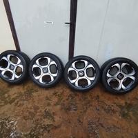 gomme termiche con cerchi per citroen c3 E 400