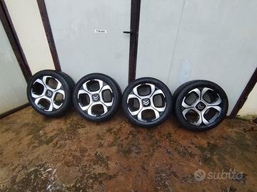 gomme termiche con cerchi per citroen c3 E 400