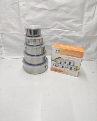 set 5 pezzi contenitori  salva freschezza  