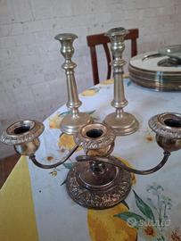 candelabri e serie di sottopiatti