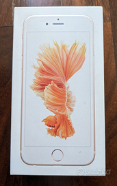 Scatola originale IPhone 6S rose Gold 64gb