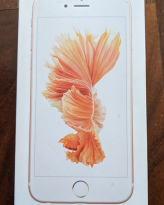 Scatola originale IPhone 6S rose Gold 64gb