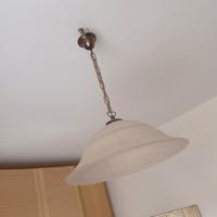 lampadario di vetro 