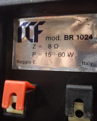 Casse acustiche RCF BR1024