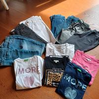 abbigliamento bambina anni 9/10 Pz 13