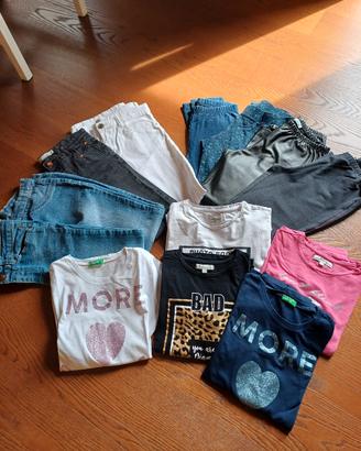 abbigliamento bambina anni 9/10 Pz 13
