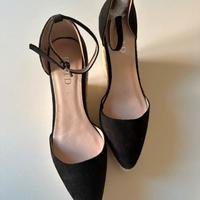 Espadrillas scamosciate nere Donna