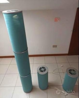 Lampada piantana e 2 abat-jour Ikea