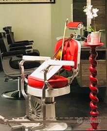 Poltrona barbiere aurora 1920/30 restaurata