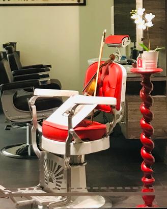 Poltrona barbiere aurora 1920/30 restaurata