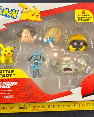 Pokémon Multi-Pack 6 Figure Nuove Jazwares