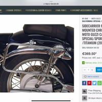 porta valigie Moto Guzzi