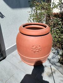 vaso terracotta giardino h 70 cm diametro 65