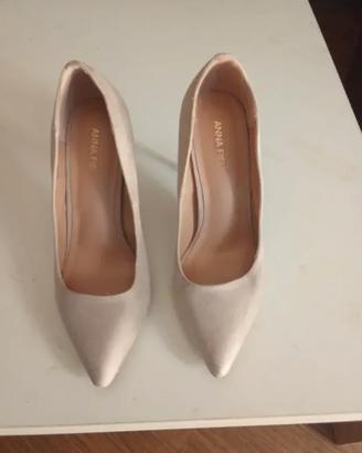 Scarpe con tacco Anna Field beige