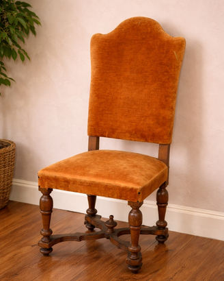 Coppia sedie stile Umbertino in legno massello