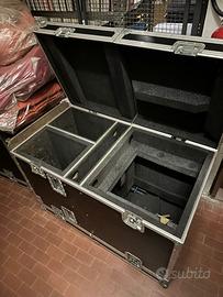 FLIGHTCASE per TRASPORTO con RUOTE 1170x630x730mm